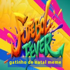 gatinho de natal meme